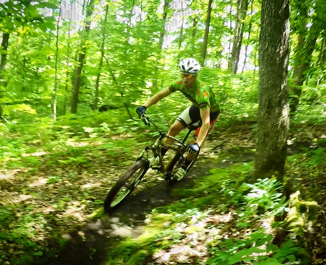 Despite off and on rain showers the past week, riding has been great on the Laddies Loppet mountain bike course. June 17th, 2017.