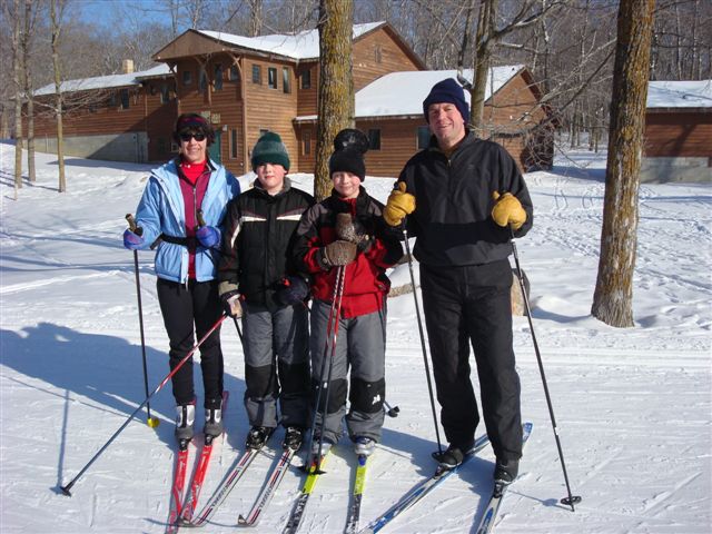 Photo provided by Mary Andrews of the Andrews Family, Presidents weekend 2009.