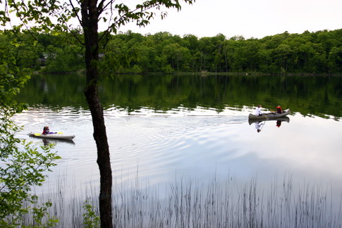 Recent nights have been still, providing nice conditions for water travel.