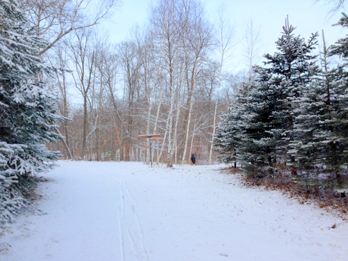 Start of Bulhead lake trail/skinny field