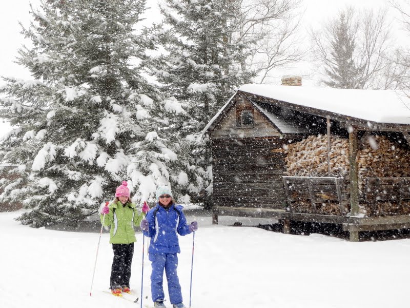 Heading out to the trails on a snowy day! February 6th, 2013.