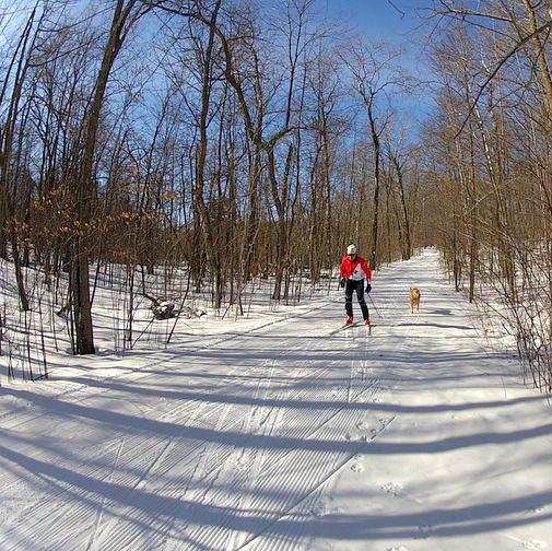 Incredible skate ski conditions morning of April 2nd, 2014.