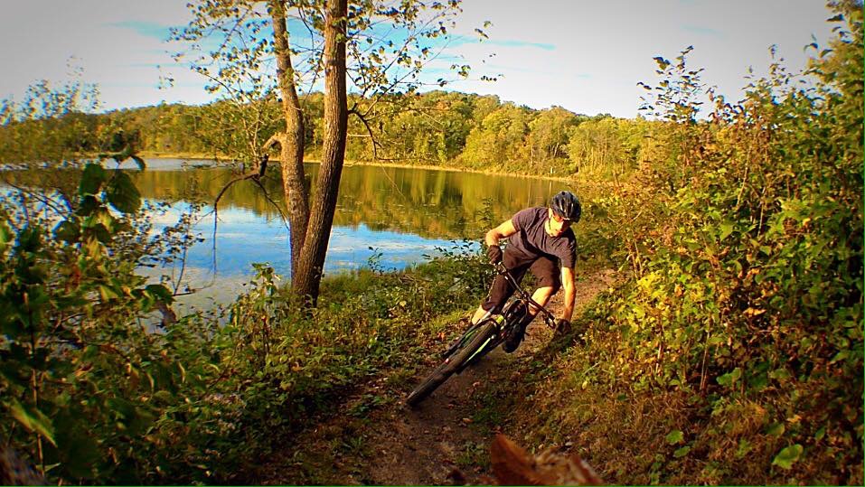 Barry Buhr capturing a beautiful scene on Twin Lakes singletrack. September 19th, 2015.