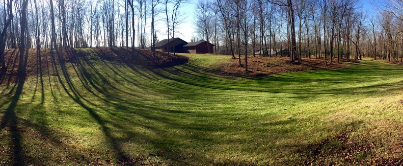 Back bowl area in fantastic shape, ready for snow, skiers and sledders! November 10th, 2015.