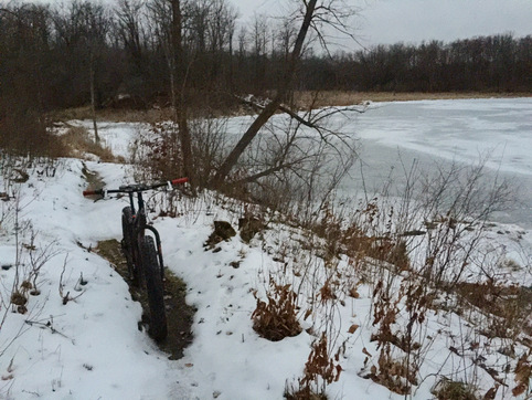 Twin Lakes singletrack, December 14th, 2015.