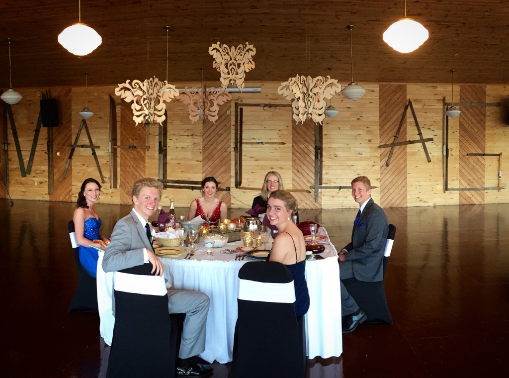 Jack and friends enjoying a fun prom dinner. May 7th, 2016.