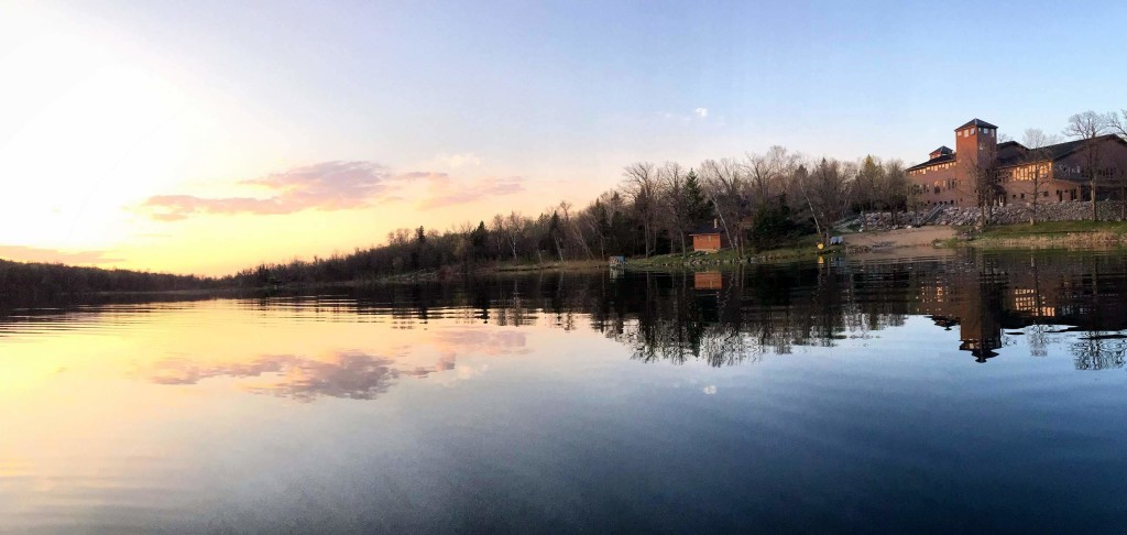 Sunrise over Little Sugarbush lake, May 2nd, 2016.
