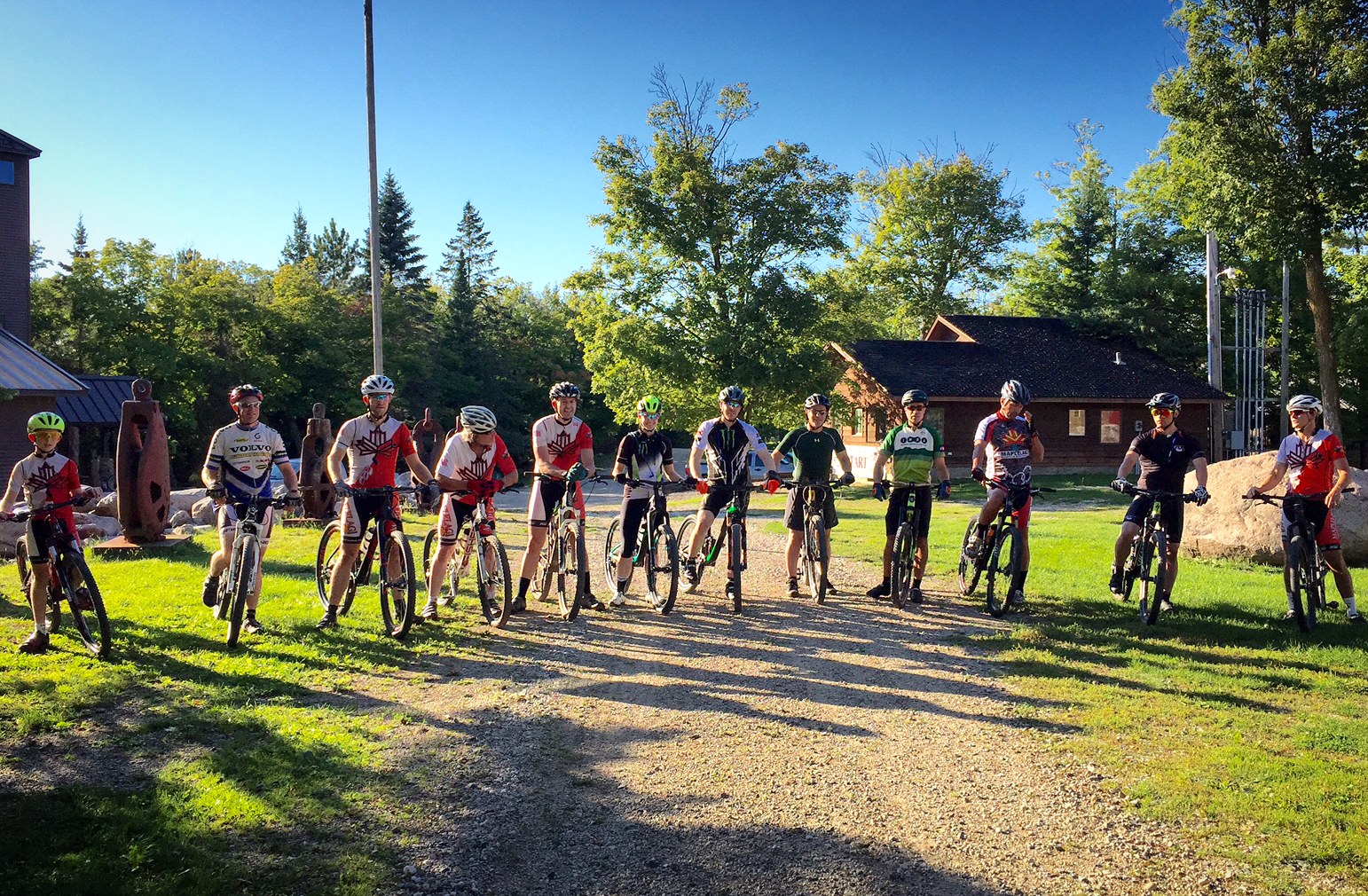 Riders lined up for Tuesday night time trial, August 31st, 2016.