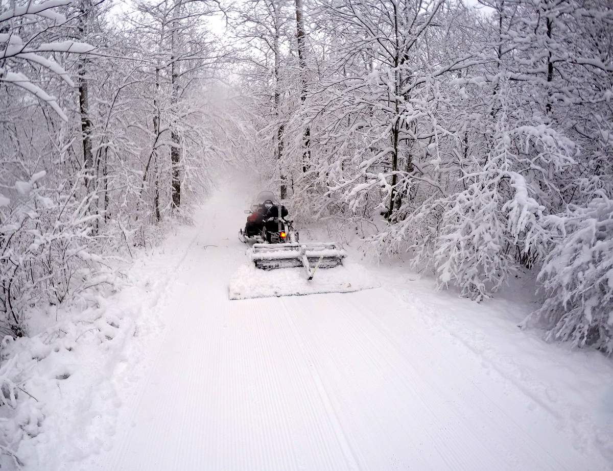  Grooming fresh snow, November 18th, 2016.