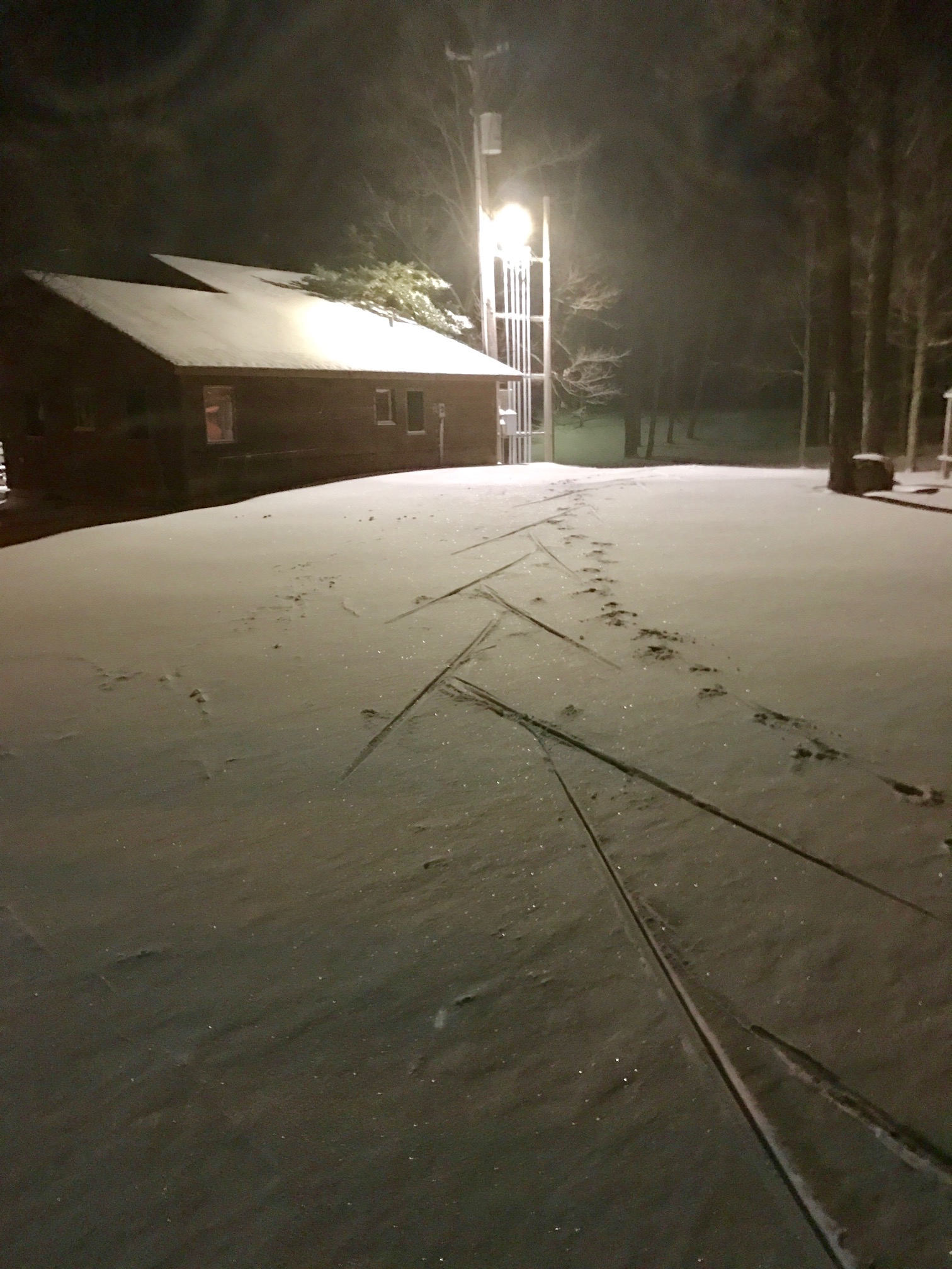 Night skiing. December 6th, 2016.