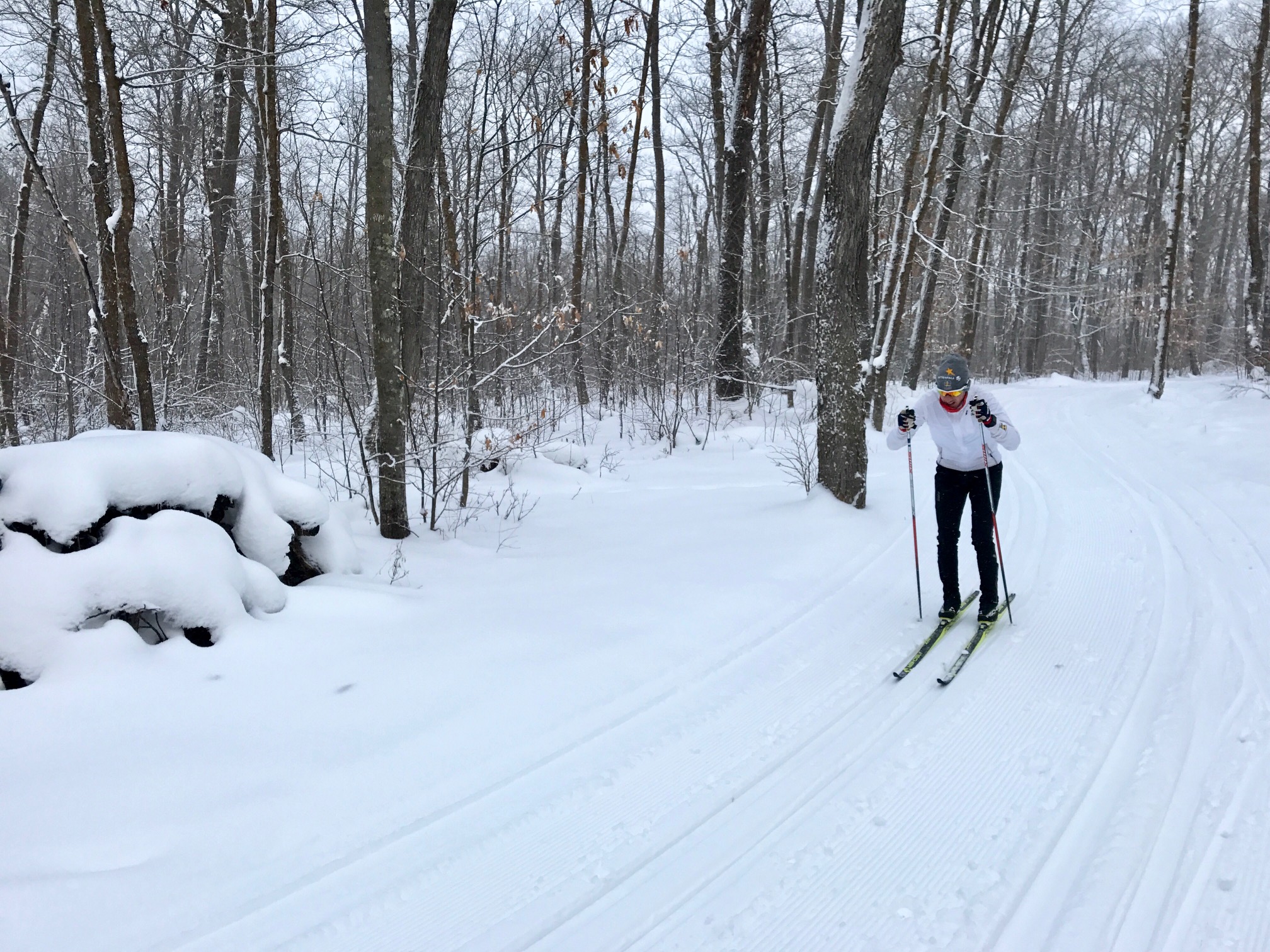 Sap run double poling, December 26th, 2016.