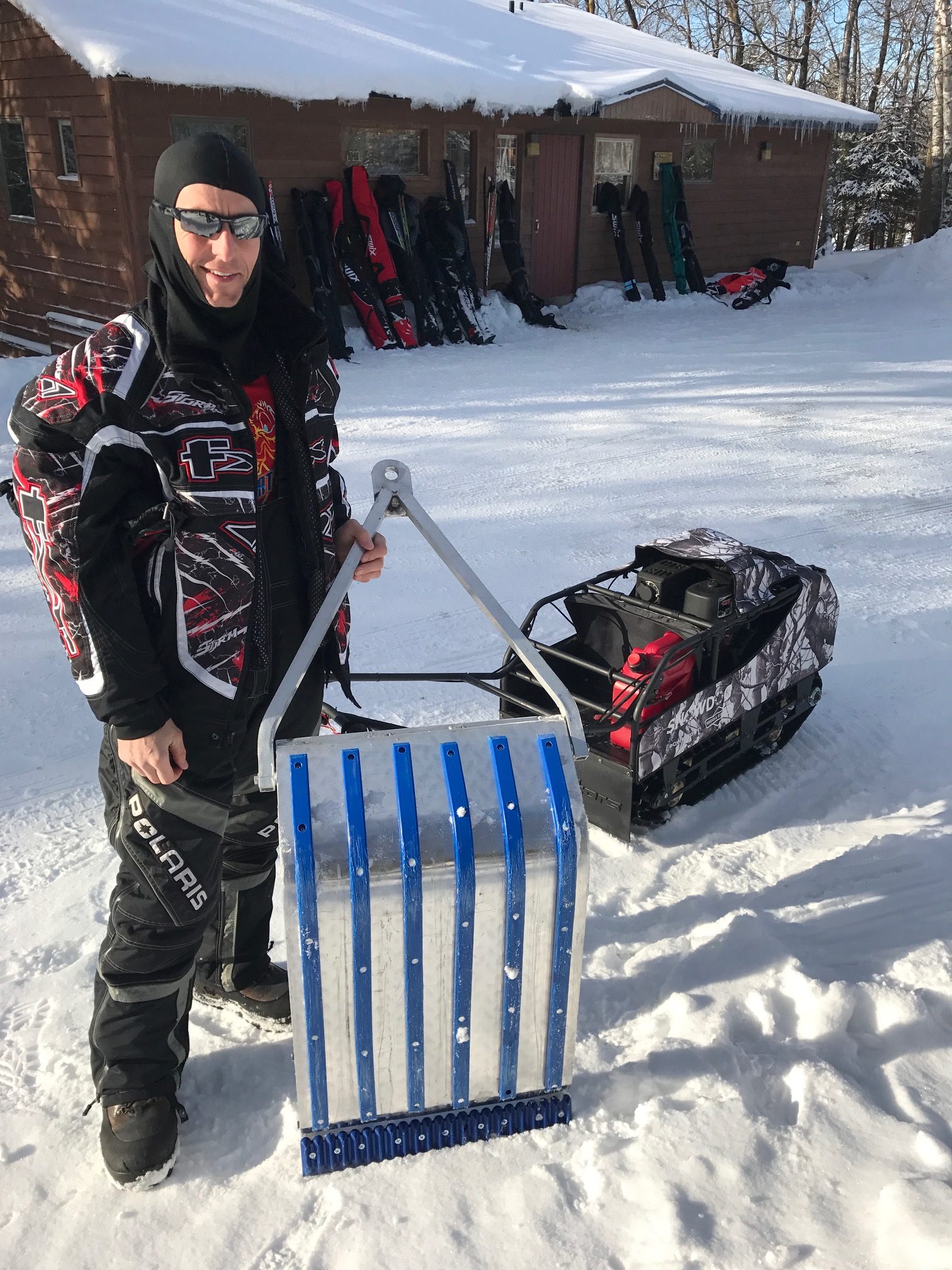 Ben Olson heading out to pack fat bike trail. Thanks Ben!