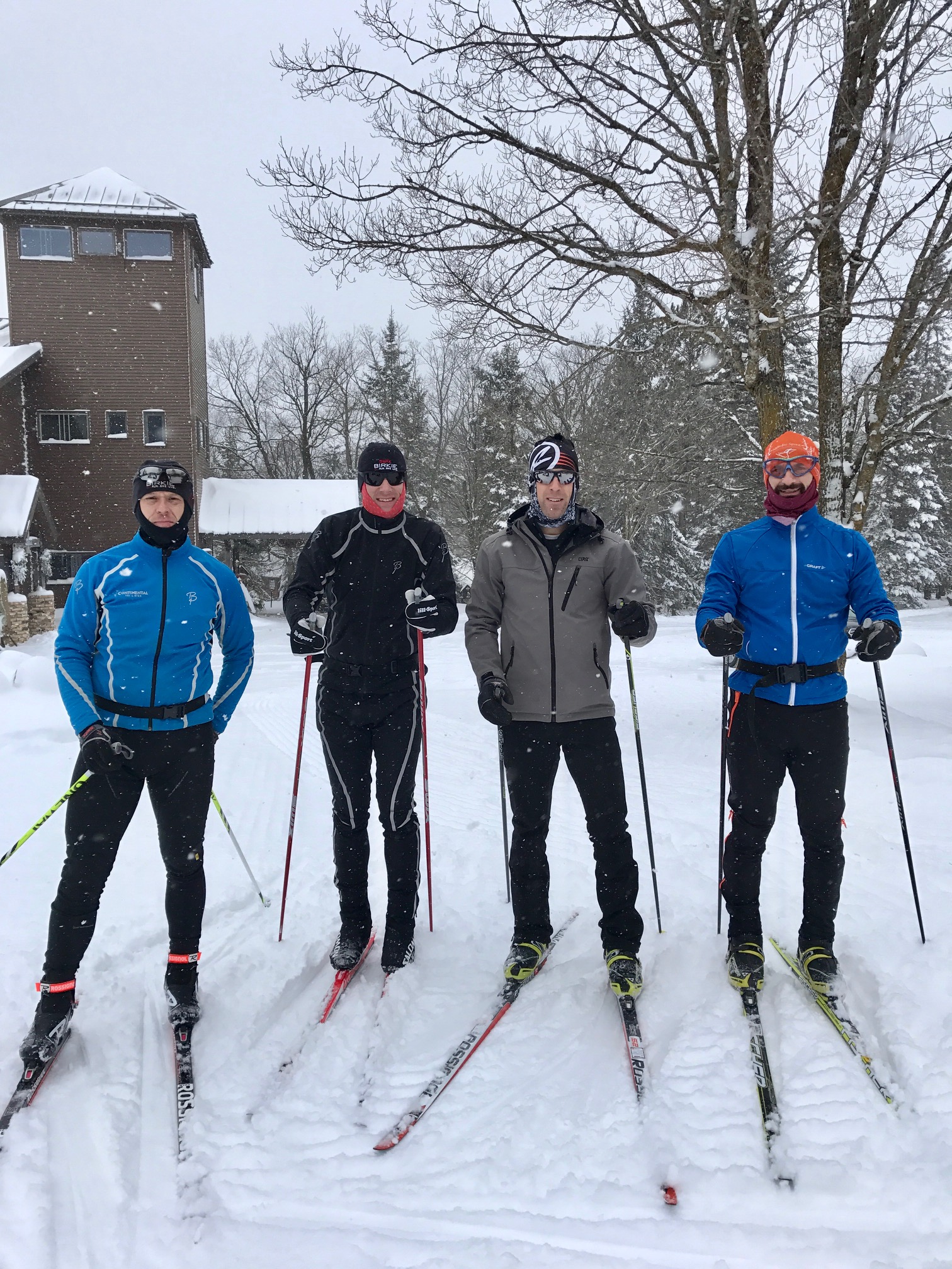 Afternoon skiers getting first ski on fresh grooming, December 7th, 2016.