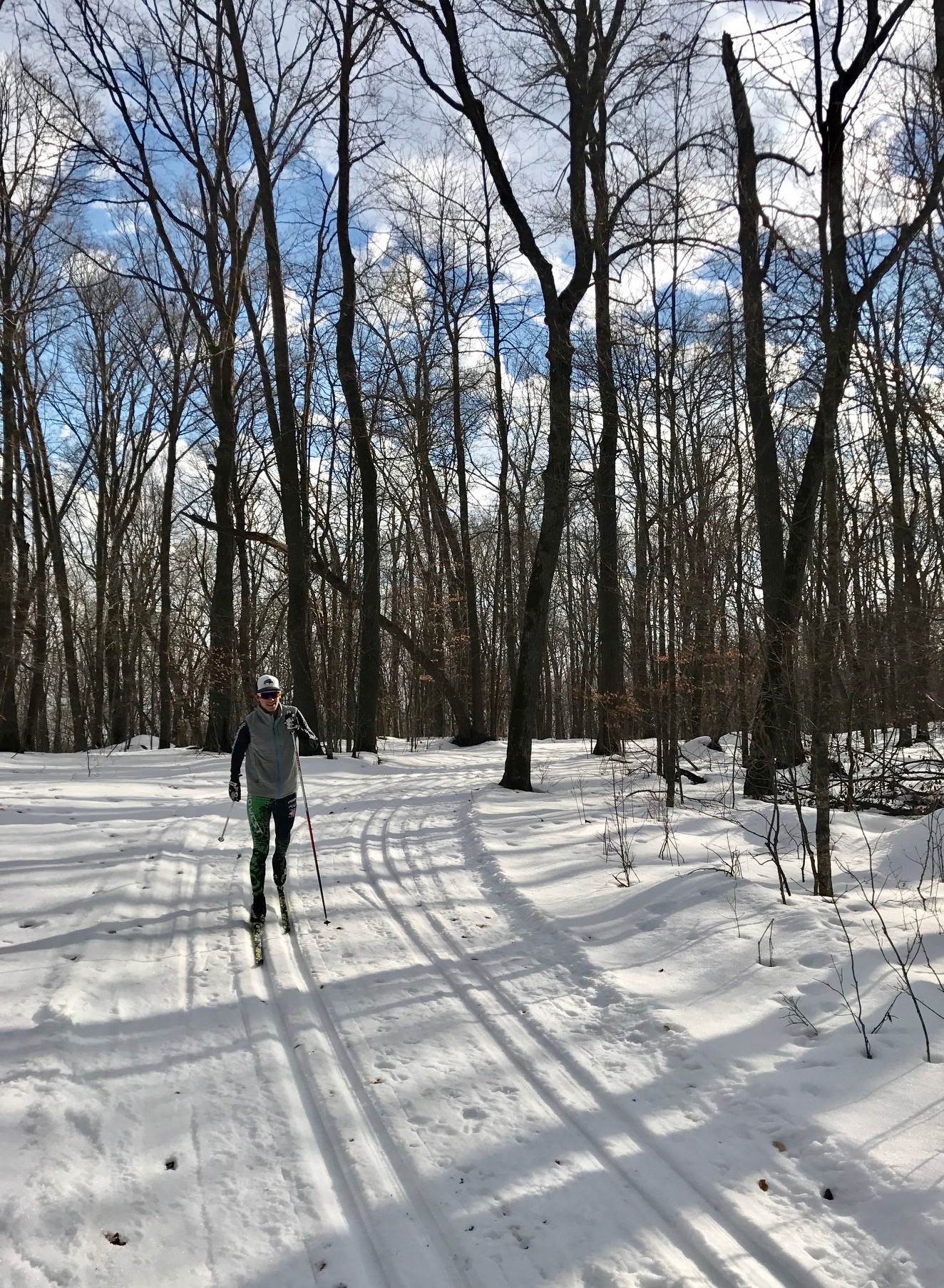 Late afternoon striding on Mother North Star, February 19th, 2017.