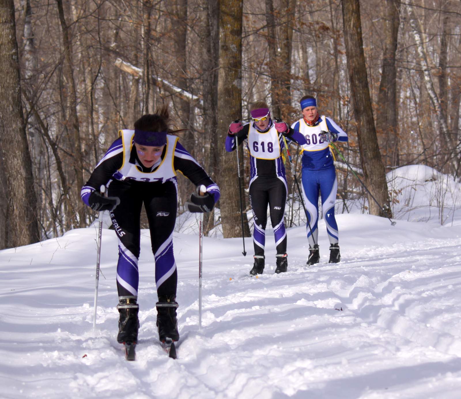 Girls pursuit, Section 8 Nordic Ski Championships, February 7th, 2017.