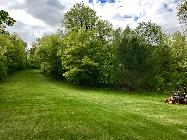 Mowing on Suicide Hill May 24th, 2017