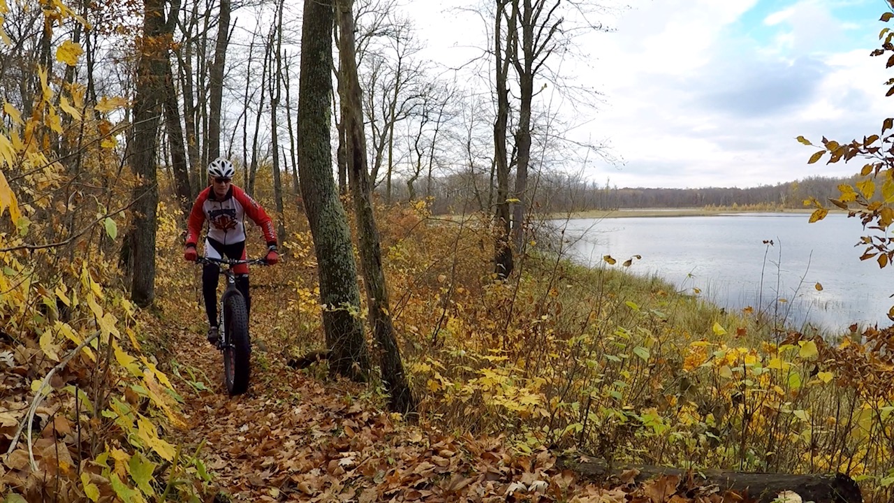 Rolling along Twin Lakes. October 17th, 2017.