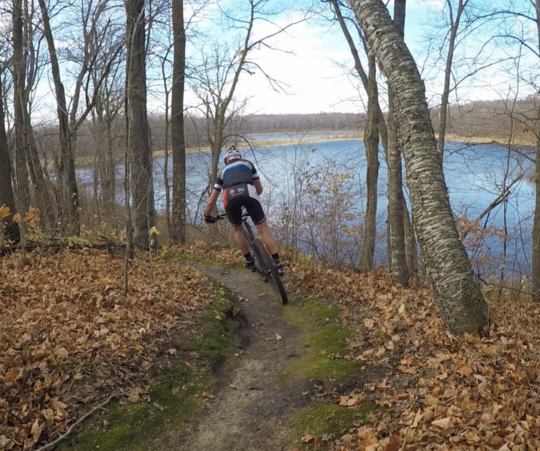 Pete's Porkie singletrack segment, Twin Lakes singletrack. October 20th, 2017.