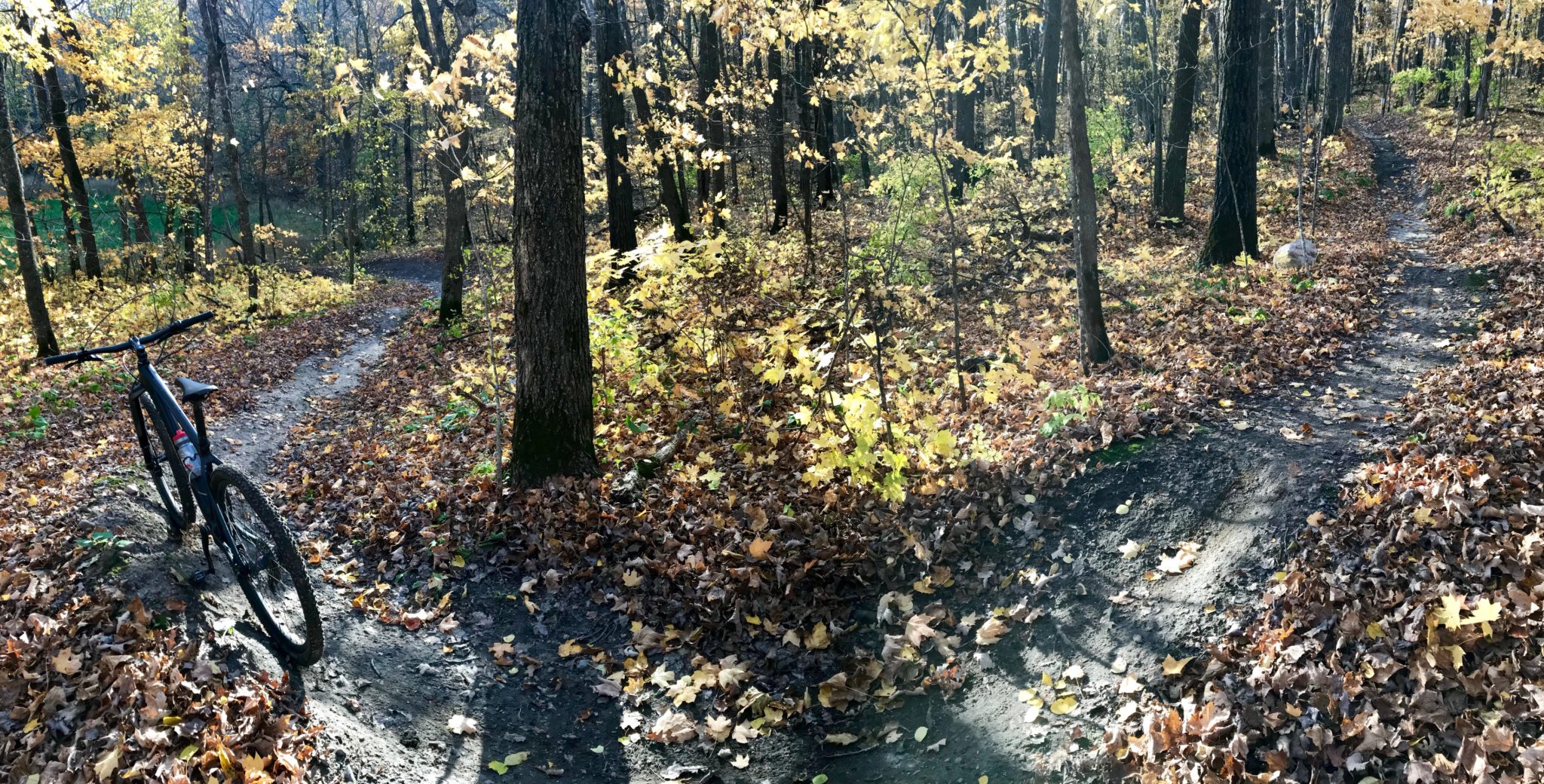 Hudson's Hula segment, Twin Lakes singletrack. October 7th, 2017.