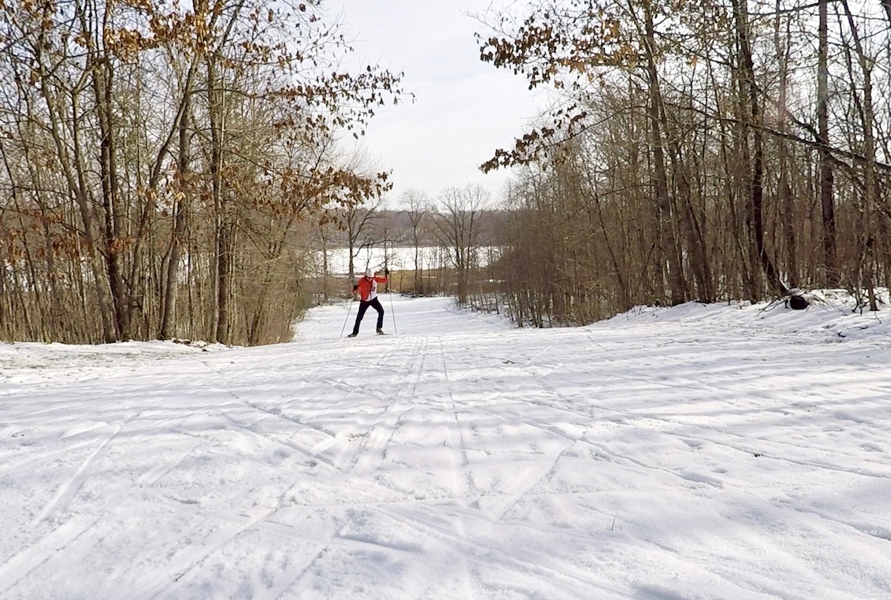 Early season skiing on Suicide Hill, November 8th, 2017.