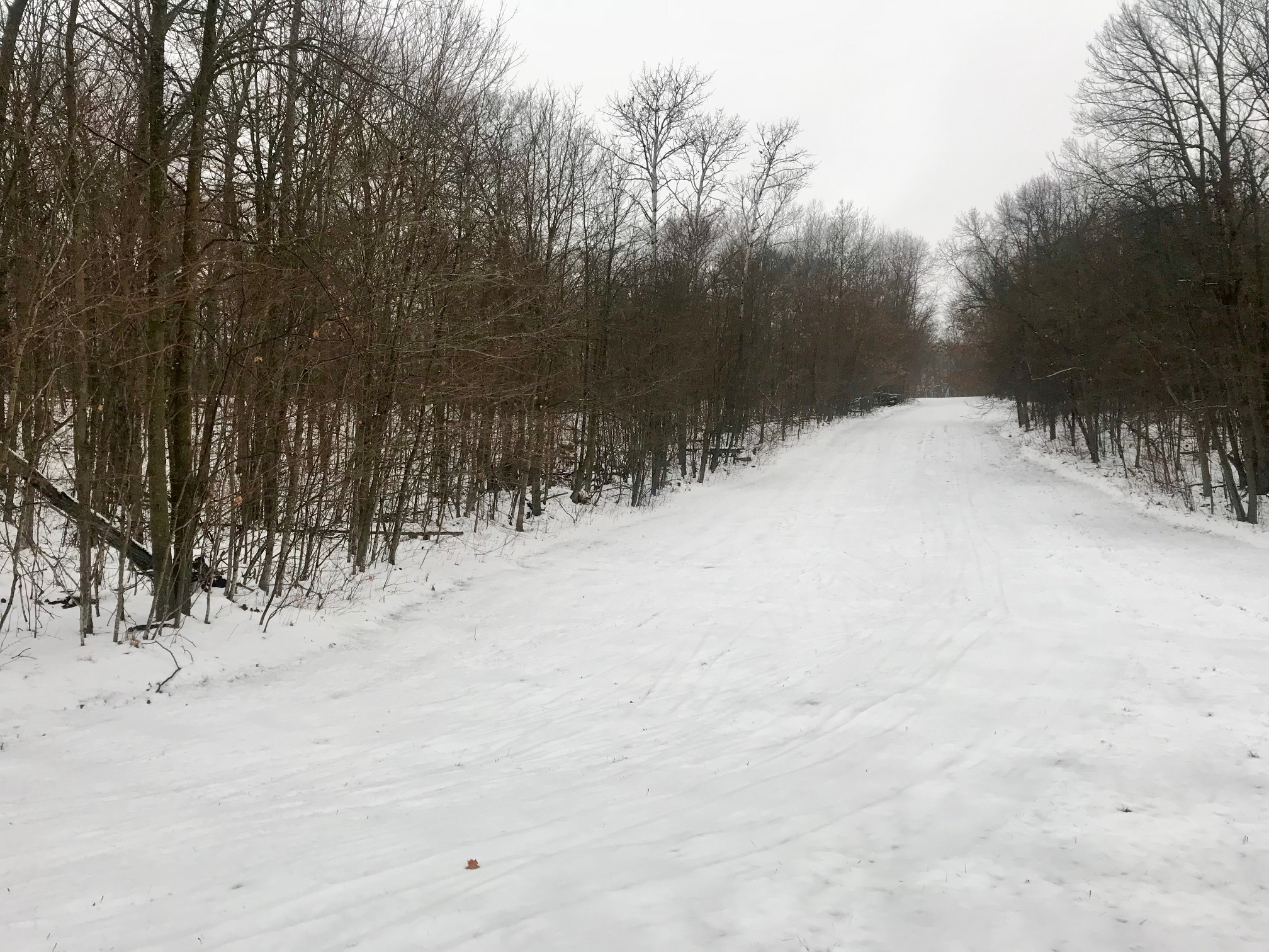 Bottom of Suicide Hill still hanging on to some coverage late afternoon, November 4th, 2017.